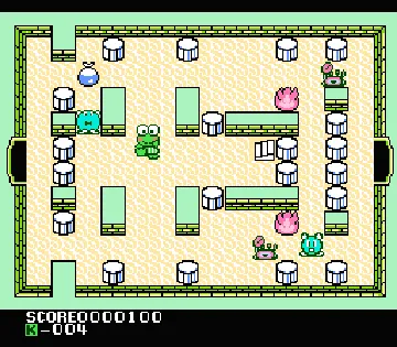 Keroppi to Keroriinu no Splash Bomb! (Japan) screen shot game playing